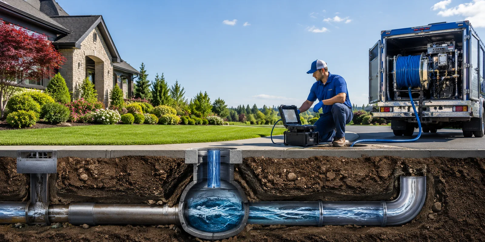Drainage restoration information for Line Lexington, PA